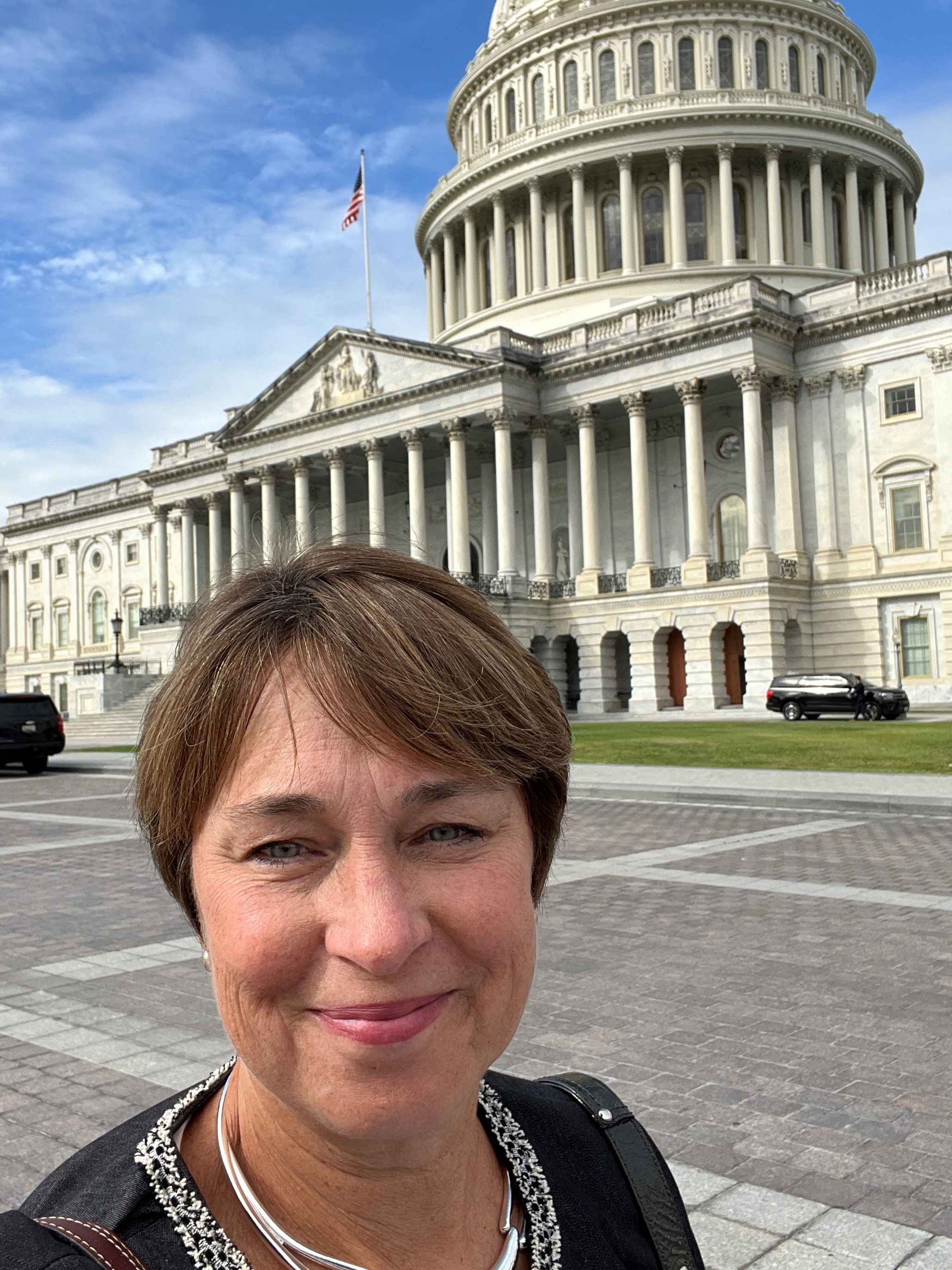 Amy K in front of Congress 091924